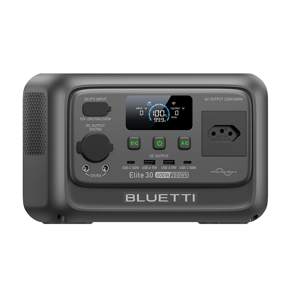 Estação de Energia Portátil Elite 30 V2 600W Bluetti
