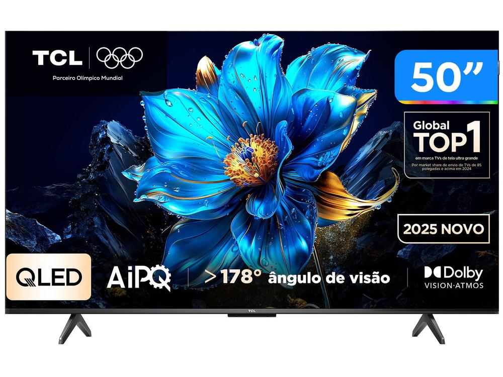 [Magalu] Smart TV TCL 50P7K 4K QLED Google TV