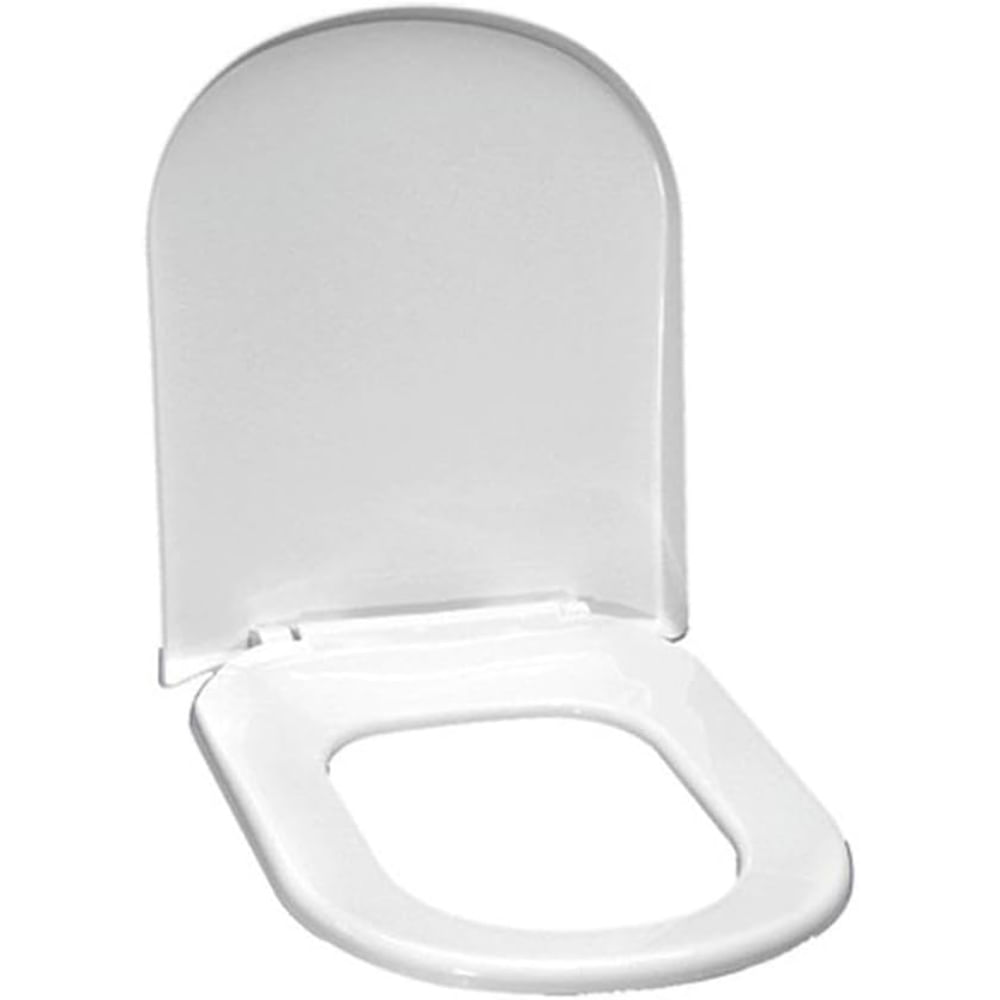 Assento Loren Luna em Polipropileno Soft Close Branco - 7153026 - LORENZETTI