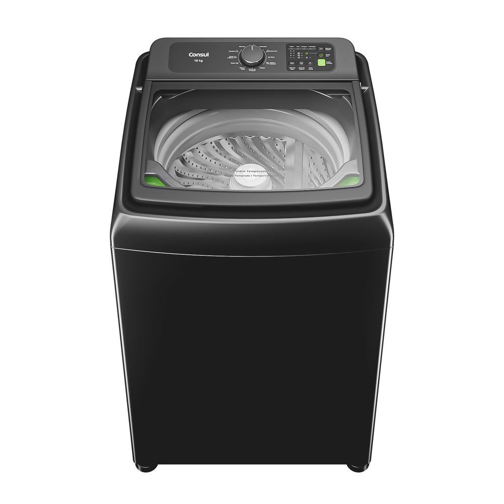 Máquina De Lavar Consul 16kg Cinza Chumbo Com Modo Eco CWN16A9  - 220V
