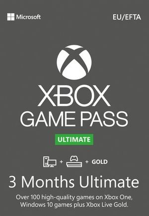 [R$54 Mês] 3 Meses de Game Pass Ultimate - Xbox, PC e Cloud