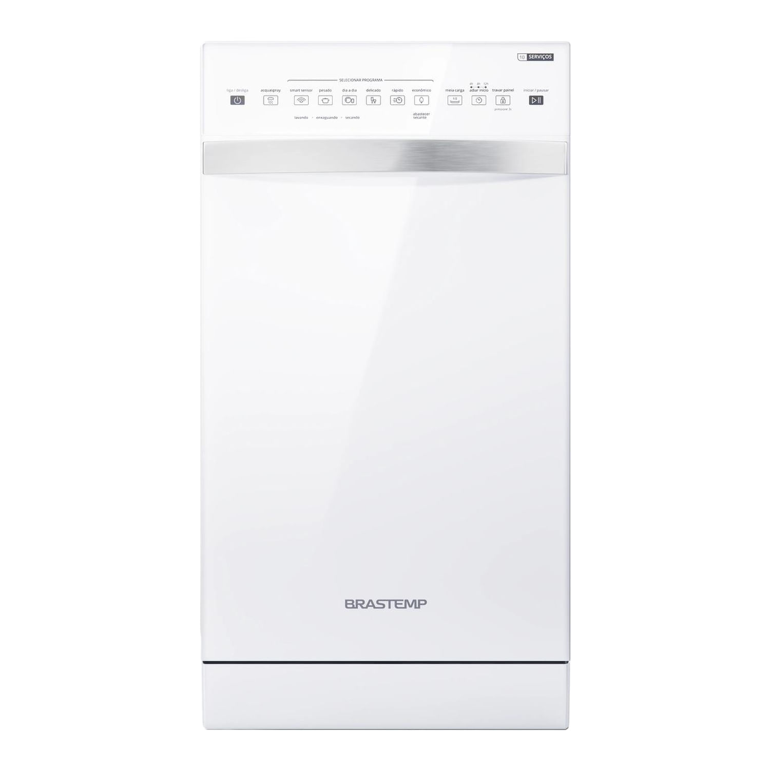 Lava-Louças 10 Serviços Brastemp Branca com Ciclo Pesado - BLF10BB 110V e 220V