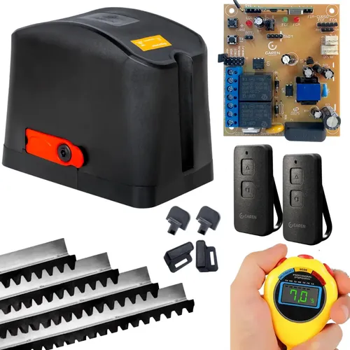Kit Motor Portão Eletrônico Garen 1/4hp 400kg