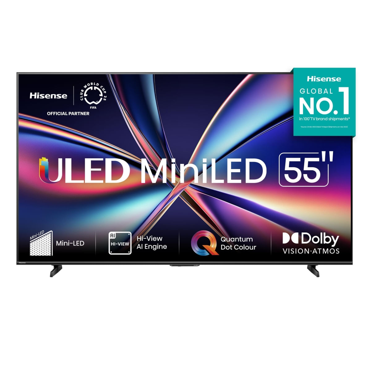 Smart TV Hisense 55U6QV Mini LED Dolby Vision
