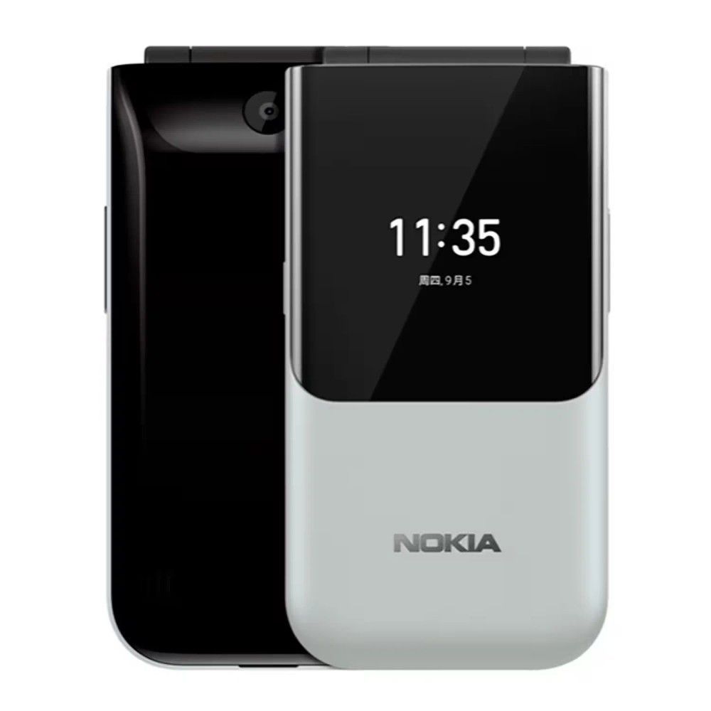 Nokia Flip 2720 TA-1170 Dual SIM Tela 2.8 Cinza