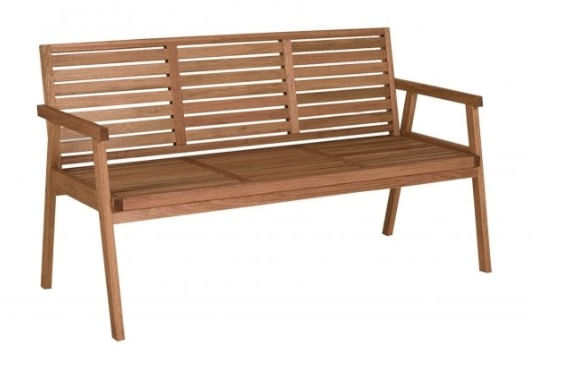 Banco de Jardim Barlavento com 3 Lugares 1.50m Metalnew