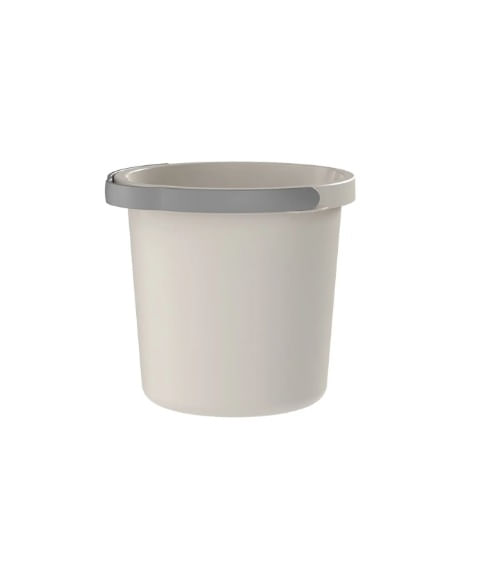 Balde Flow 8,5L Bege Martiplast