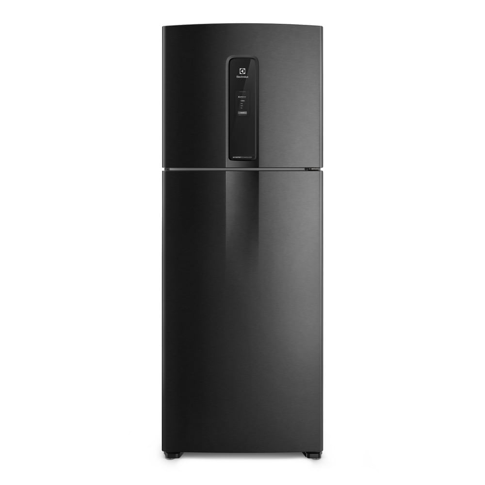 Geladeira Electrolux Frost Free Inverter 481L Efficient com AutoSense SmartBivolt Duplex cor Black Inox Look (IT70B) - Bivolt