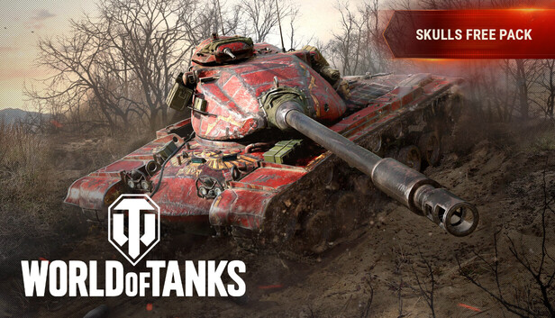 (DLC / Steam) Jogo World of Tanks — Pacote Gratuito SKULLS - PC