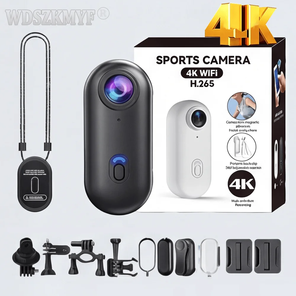 Câmera de Ação 4K com Wi-Fi para POV