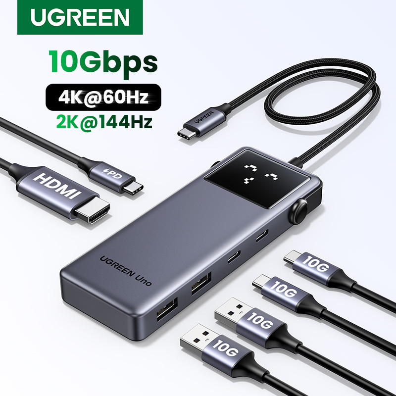 UGREEN Uno USB-C HUB 7em 1 4K60 PD100W USB3.2