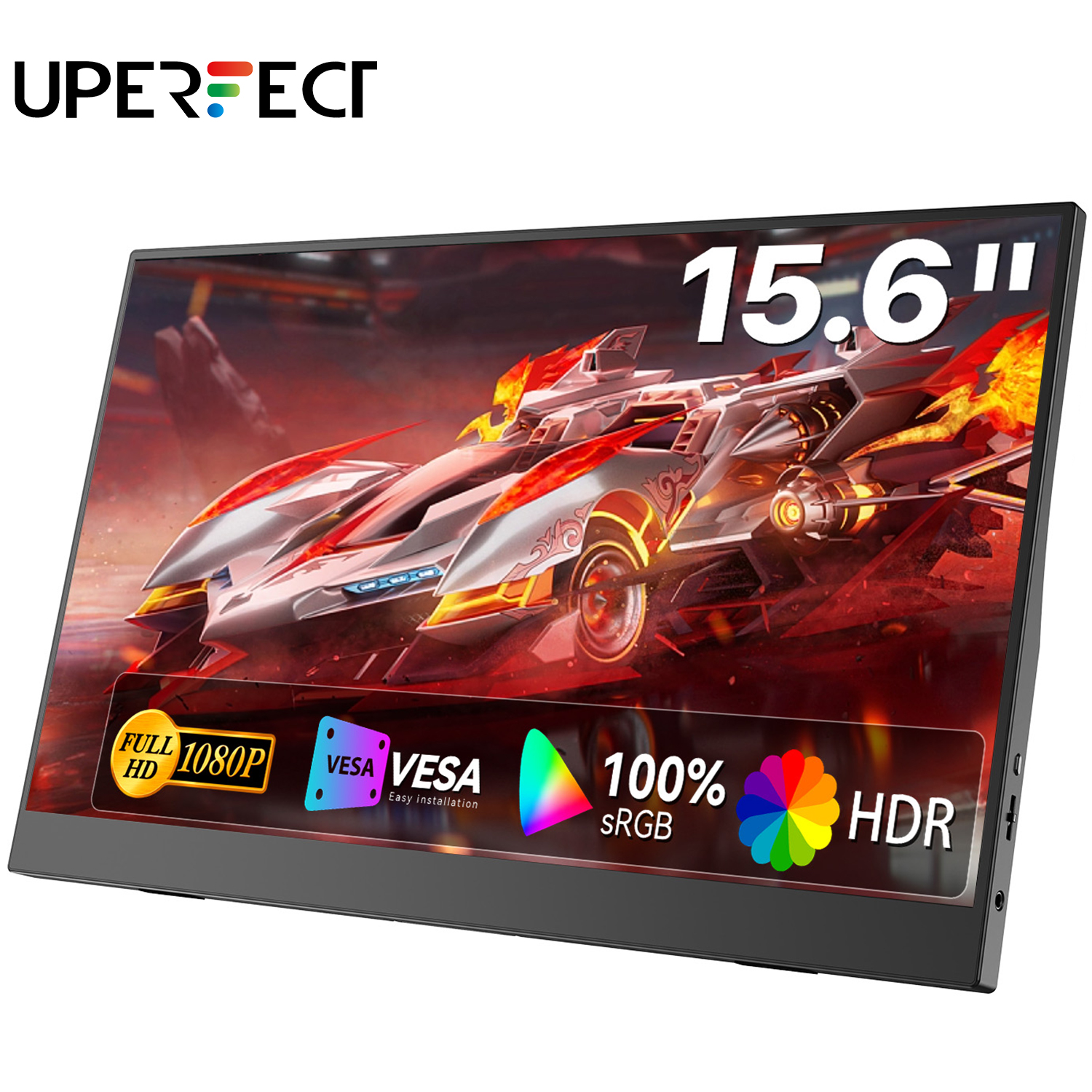 UPERFECT Monitor Portátil 15.6'' IPS 1080p