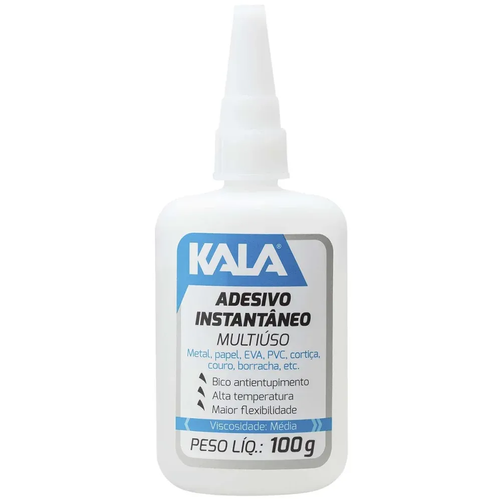 Adesivo Instantâneo Bico Anti Entupimento Kala 100g
