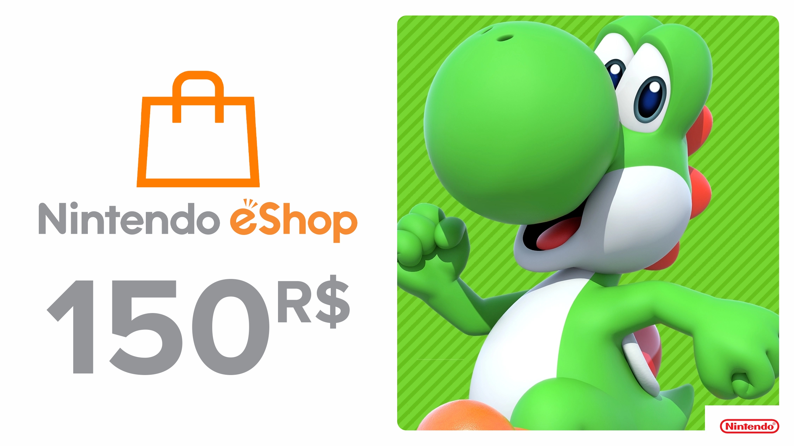 Vale-presente Nintendo eShop - R$150,00