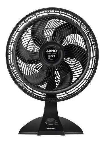 Ventilador Arno Turbo Force 2 em 1 Preto VF42 127V