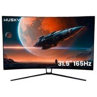 Monitor Gamer Husky Hailstorm 31.5' LED, Curvo, 165 Hz, Full HD, 1ms, HDMI/DisplayPort - HGMT002