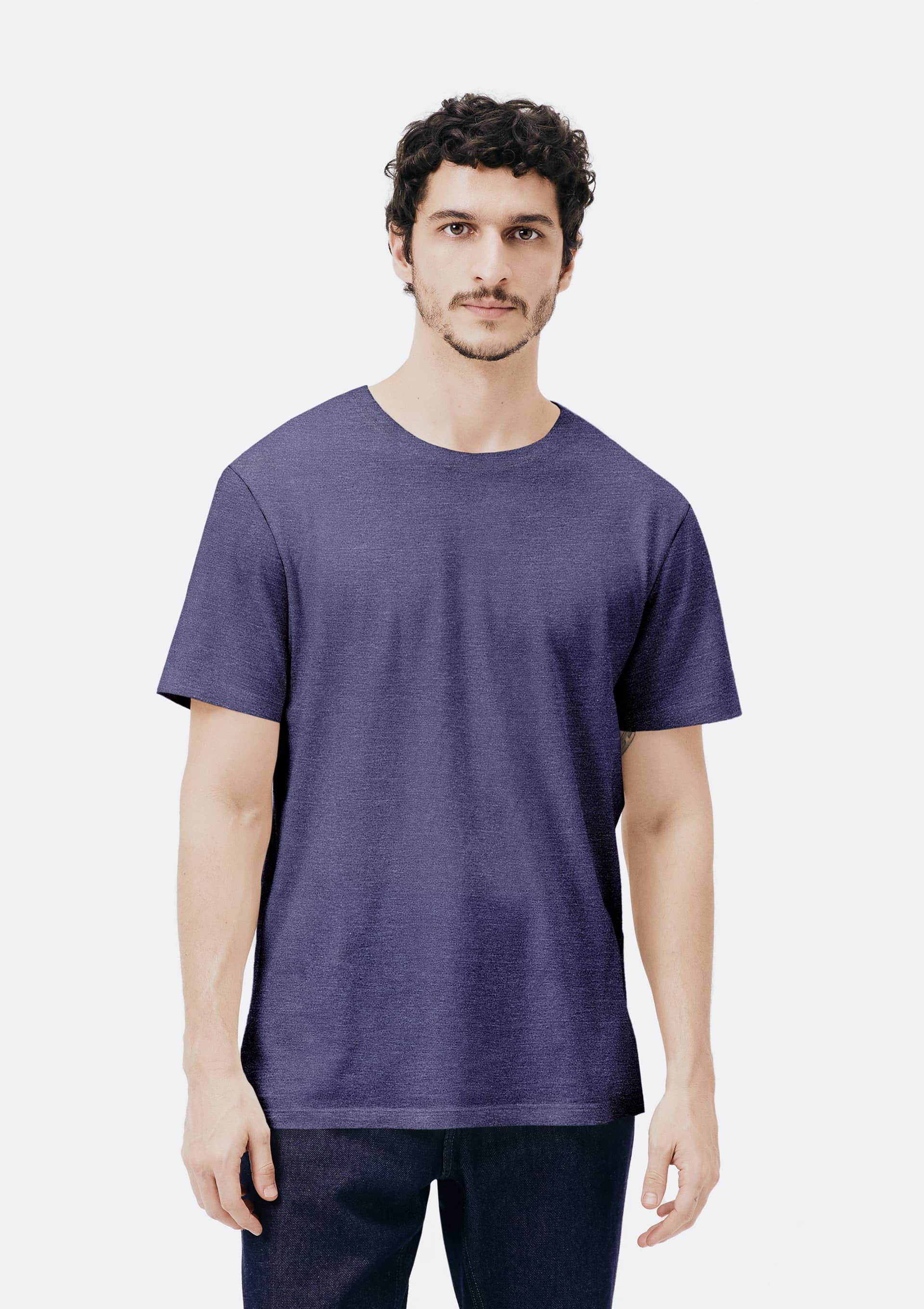 Camiseta Unissex Manga Curta World Azul HERING