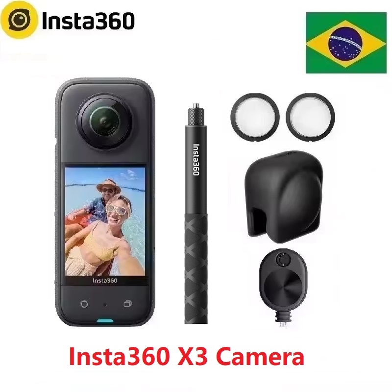 Insta360 X3 Câmera de ação 5.7K com estabilização