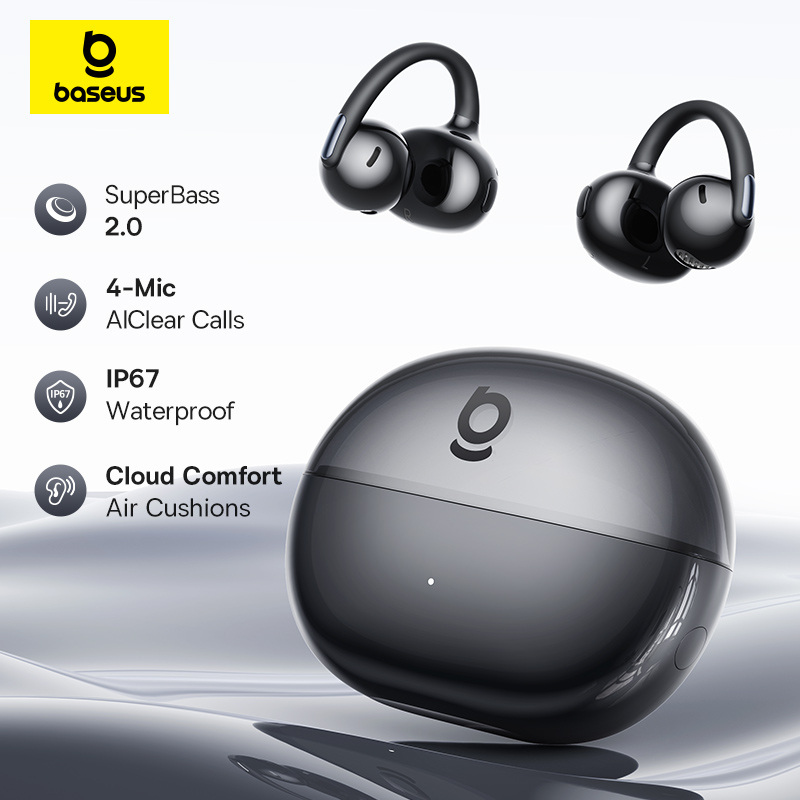 Baseus Bowie MC2 AIR Fones TWS Bluetooth 6.0 ENC