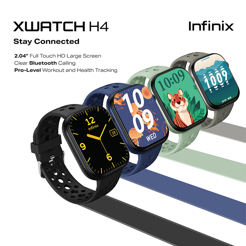  [R$140 Moedas] SmartWatch Infinix XWatch H4 (XW4L)