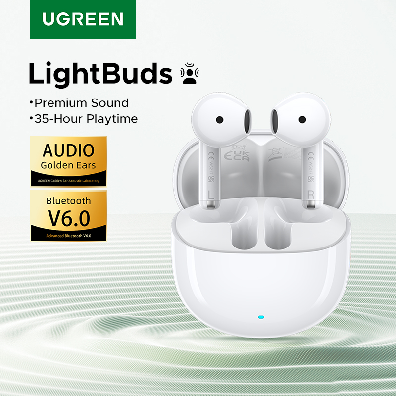 Ugreen LightBuds TWS – Bluetooth 6.0, 35h