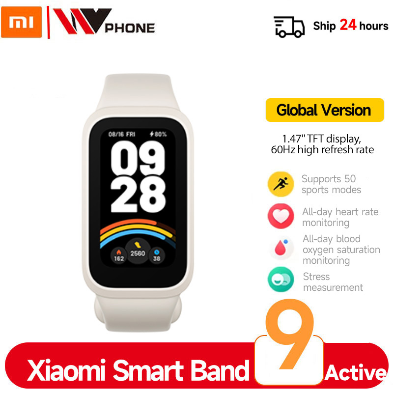 Smart Band Xiaomi 9 Active - tela 1,47'' TFT, 18d