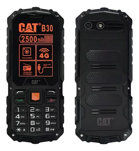 Capterpillar B30 4G - Celular com Teclado Grande