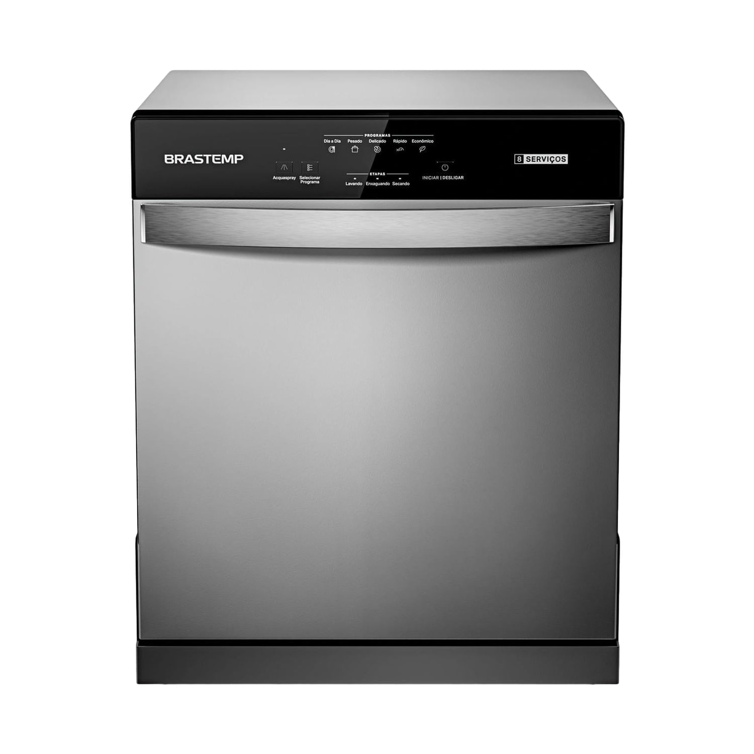 Lava Louças 8 Serviços Brastemp Cinza - BLF08BS - 110V ou 220V