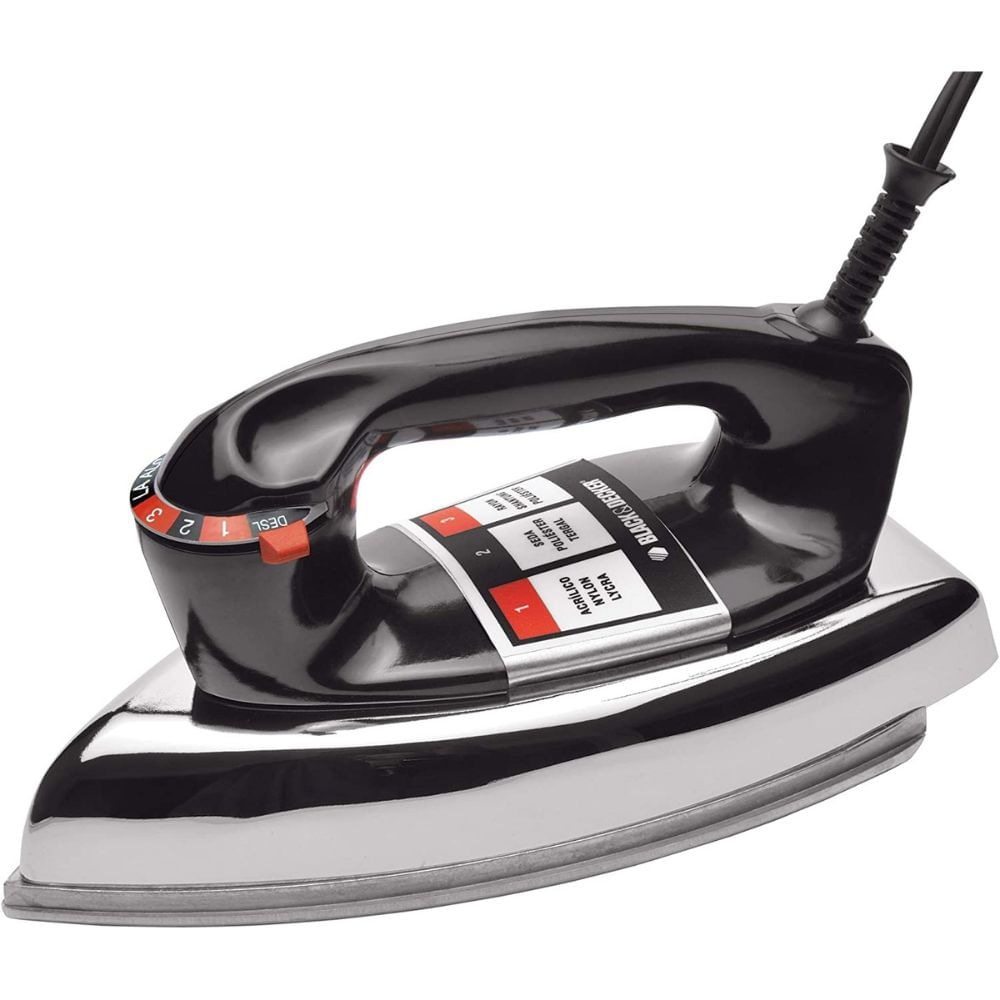 [Outlet] Ferro de Passar Black&Decker A Seco VFA1110TM6 Preto 220V