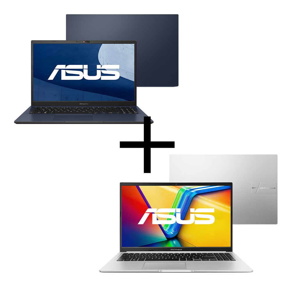 Notebook ASUS ExpertBook I3 1315U 8GB 512GB 15 W11 +  Vivobook Ryzen7 5825U 8GB 512GB 15