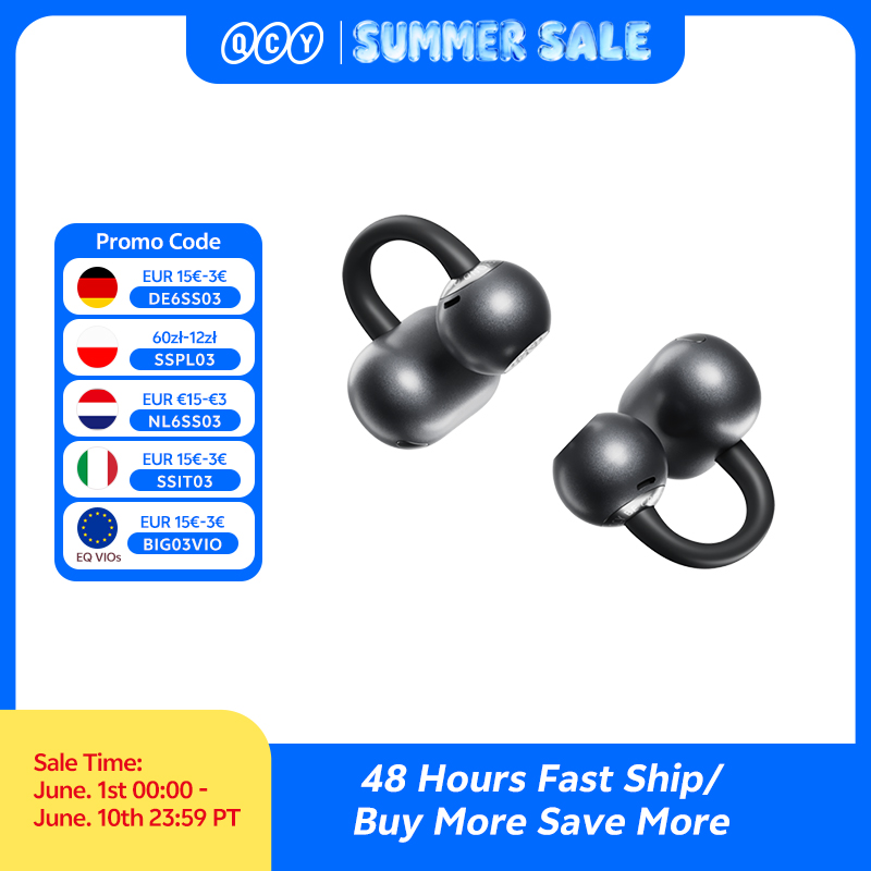 QCY CT06 fones sem fio Bluetooth orelha aberta