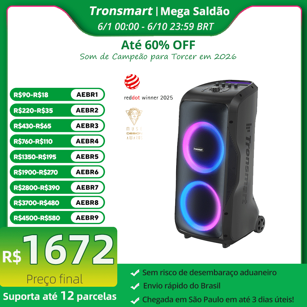 Tronsmart Halo 300 Caixa de Som Bluetooth