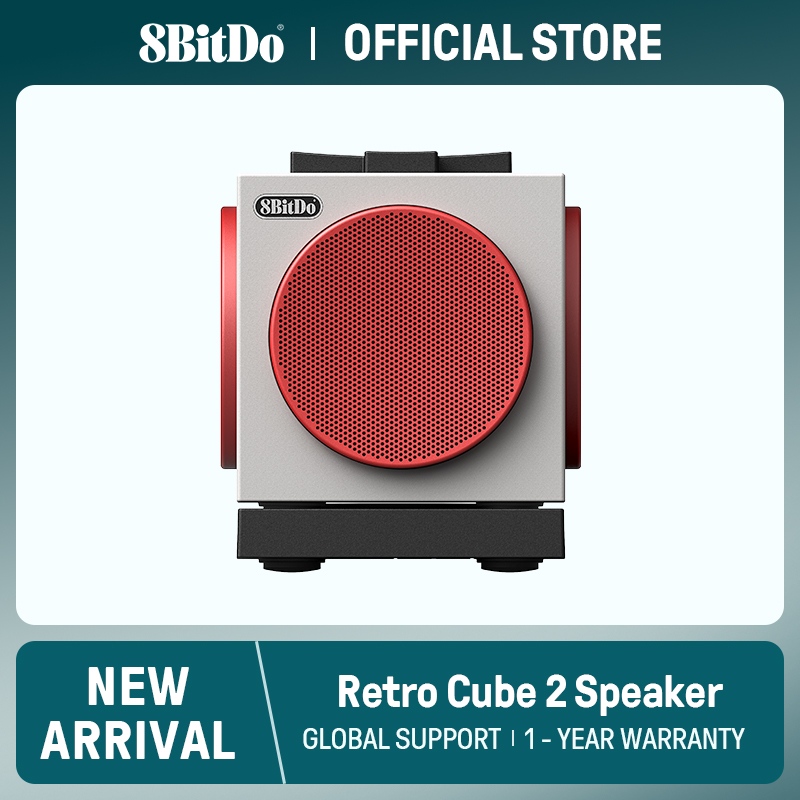 8BitDo Retro Cube 2 Caixa de Som Bluetooth