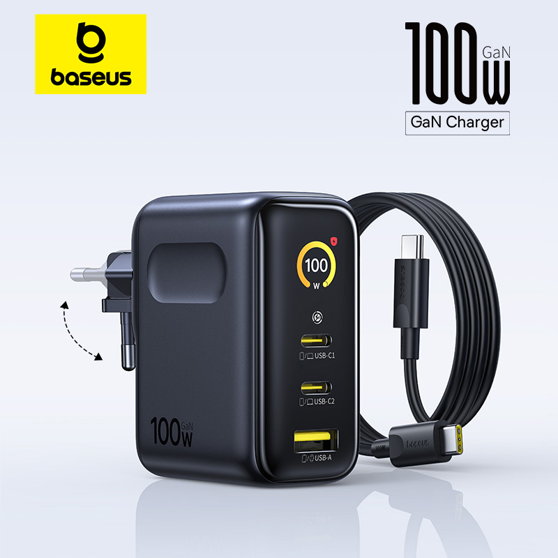 Carregador rápido Baseus 100W PD USB-C