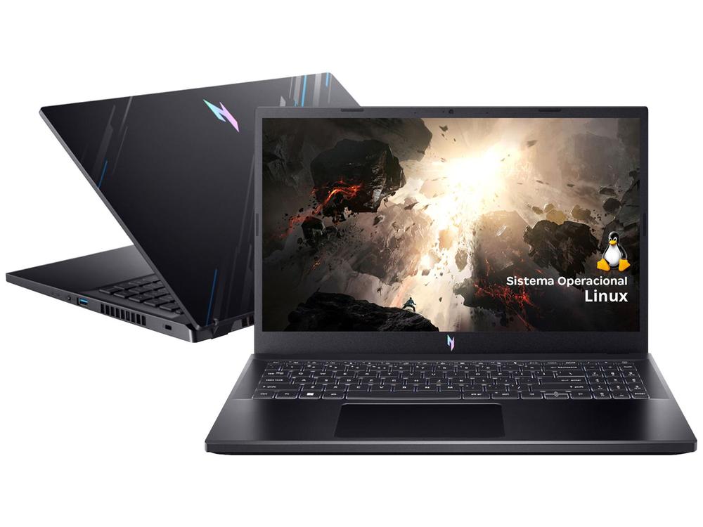  [Magalu] Notebook Gamer Acer Nitro V15 i5-13420H ,RTX 3050 6GB, 16GB RAM, 512GB SSD, Tela 15,6" FHD 144Hz IPS, Linux