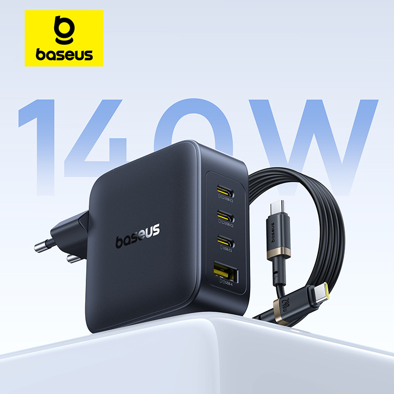 Baseus 140W GAN PD Carregador USB-C para MacBook