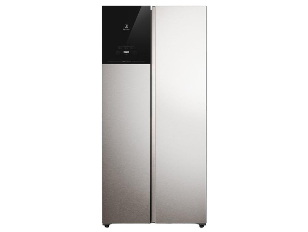 Geladeira Electrolux Frost Free Side by Side 431L Inox ES40S