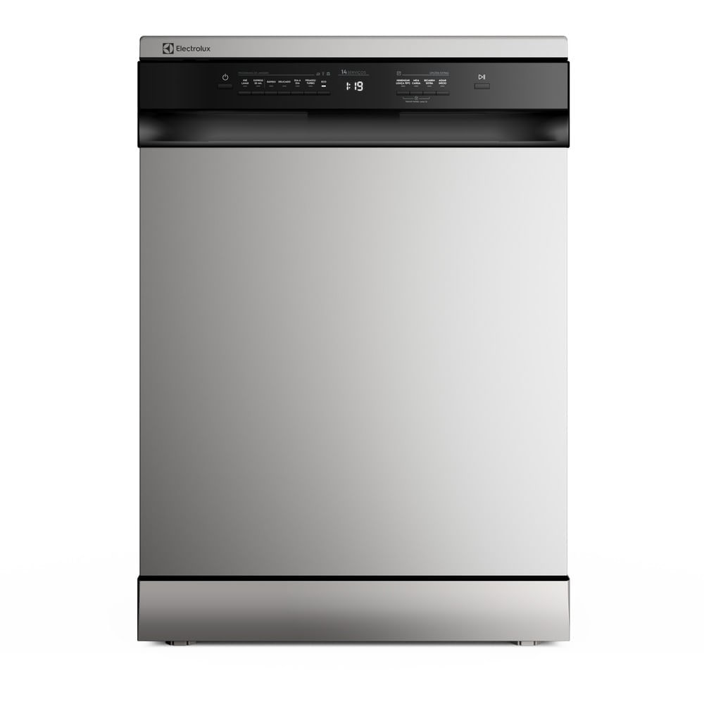 Lava Louça Electrolux 14 Serviços Inox com Programa Lava & Seca 50 min (LS14E) - 110V ou 220V