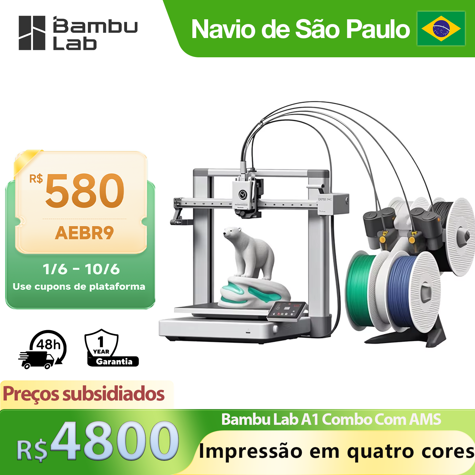 Bambu Lab A1 Combo Impressora 3D nivelamento