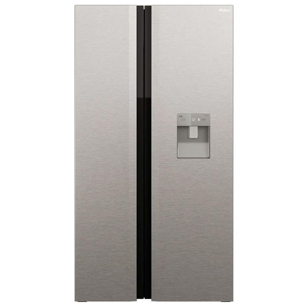 Refrigerador Side By Side Philco 486L Inox PRF504ID Eco Inverter