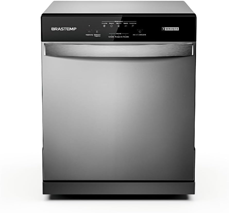 [Magalu] Lava Louças Brastemp 8 Serviços Branca BLF08BB Cinza - 110V ou 220V