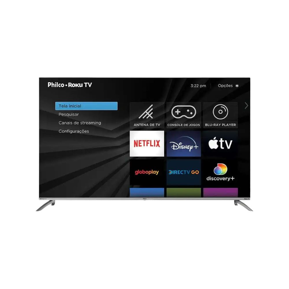 [PayPal] Smart TV Philco 58" 4K Roku Led Dolby Audio PTV58G7UR2CSBL