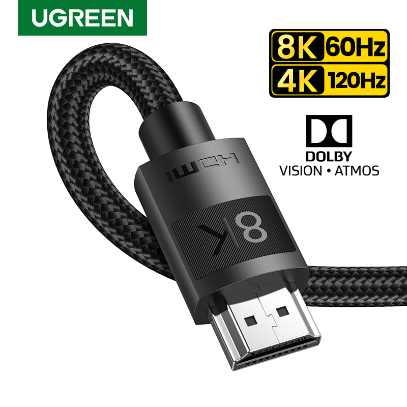 Cabo HDMI 2.1 2.0 UGREEN Ultra Alta Velocidade 4K