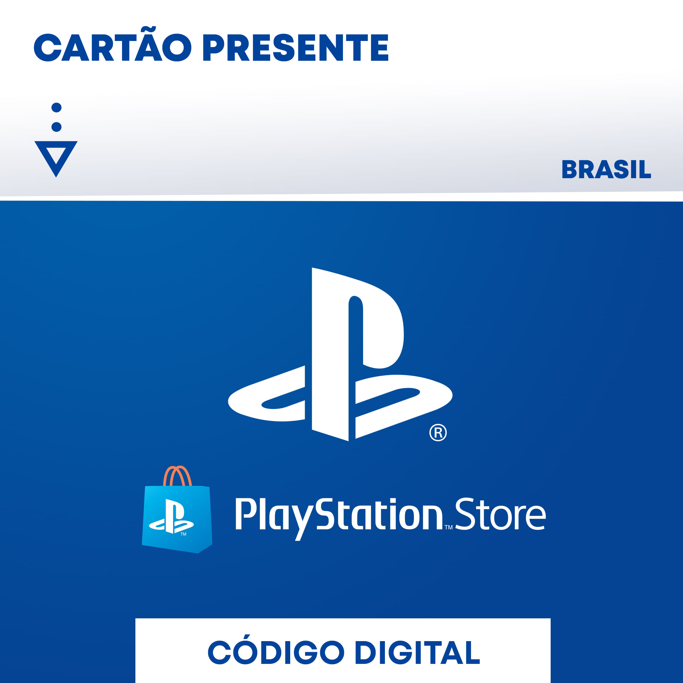 Gift Card Playstation Sony com 10% de desconto 