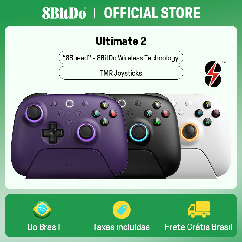 Controle Gamer sem fio 8BitDo Ultimate 2