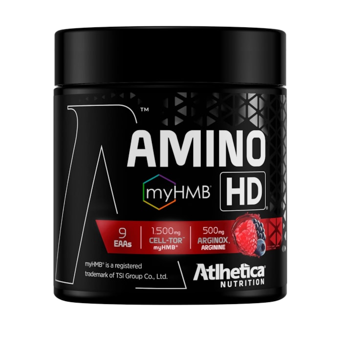 AMINO HD EAA'S (9 EAA'S + HMB + ARGININA HCL) 225G - ATLHETICA NUTRITION