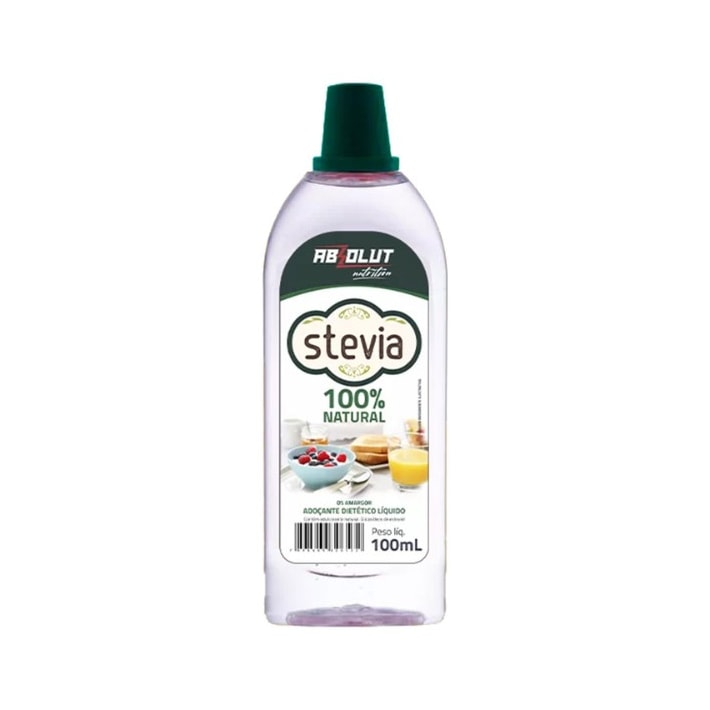 Adoçante 100% Stevia (100ml) - Absolut Nutrition