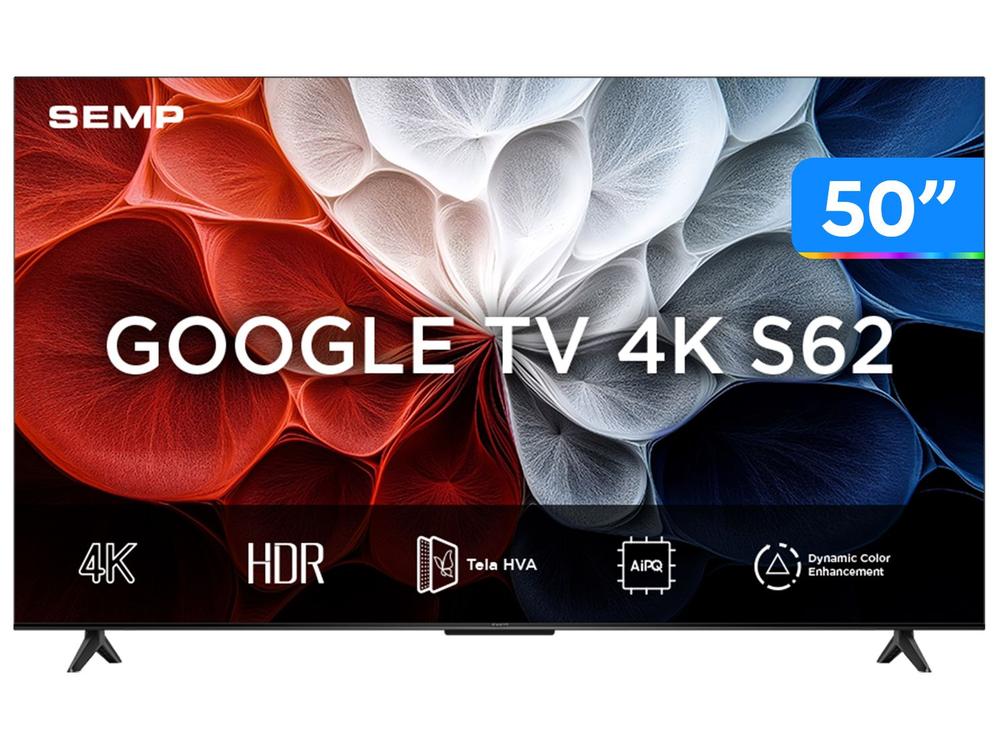 TV TCL 50S62 Smart 4K UHD LED com Google TV