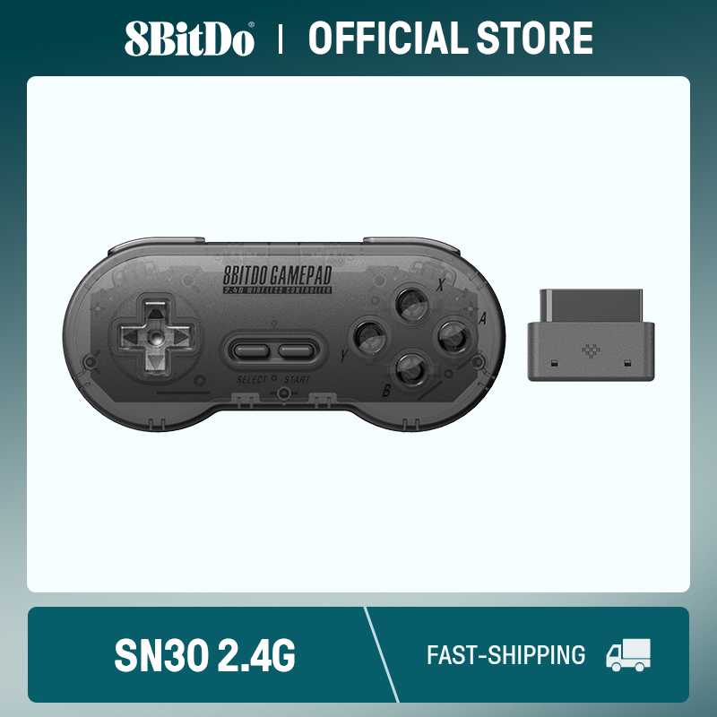 Controle sem fio 8BitDo SN30 2.4G para SNES/SFC