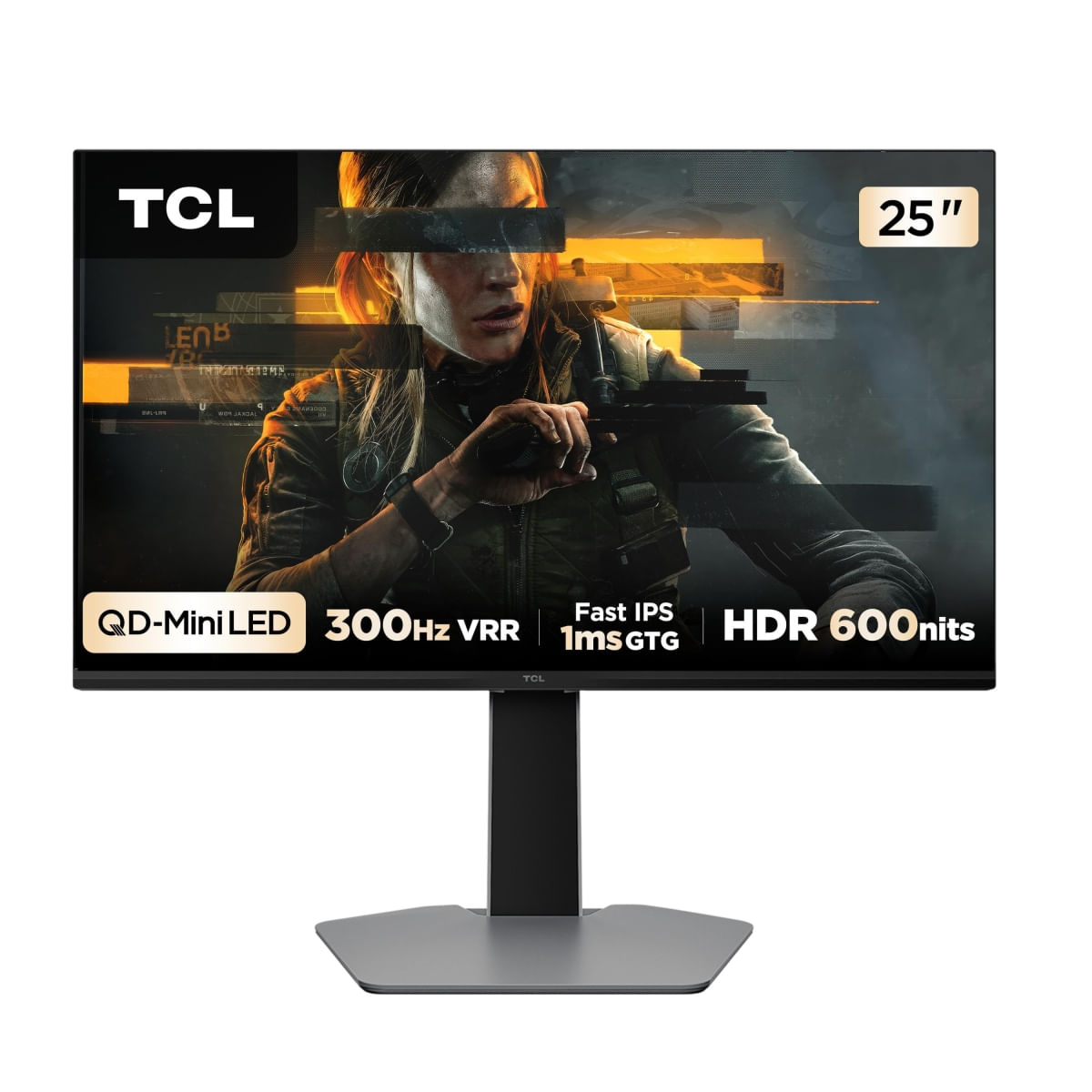 Monitor Gamer TCL 25G64 FHD 300Hz 1ms FreeSync